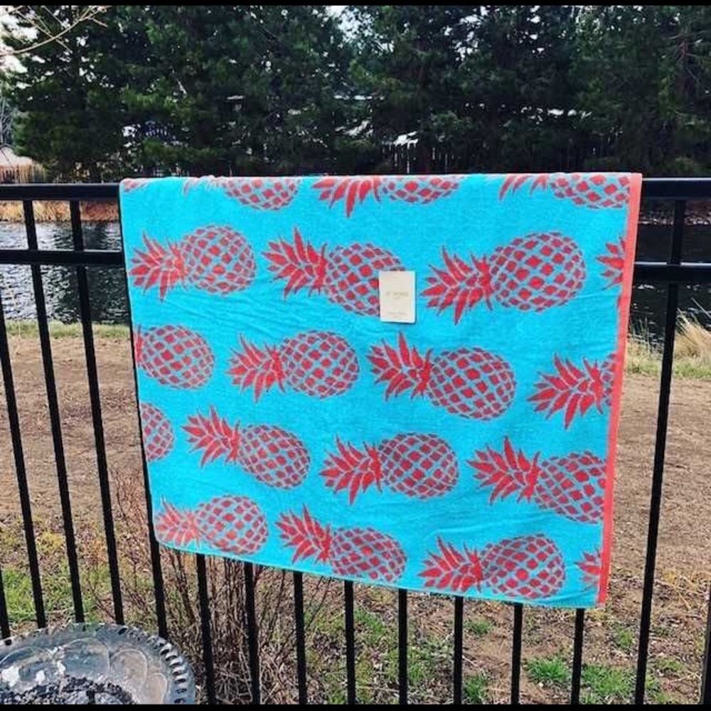 LARGE Pineapple Beach Towel (thick)